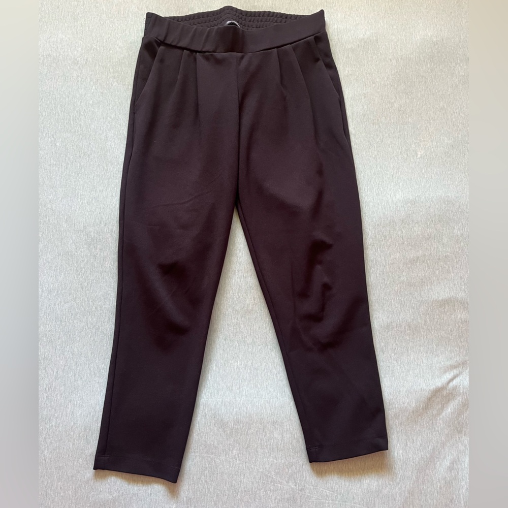 Shinestar Black High-Rise Trousers Tailored Elegance
